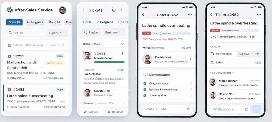 Sistema di ticketing per l’assistenza post-vendita